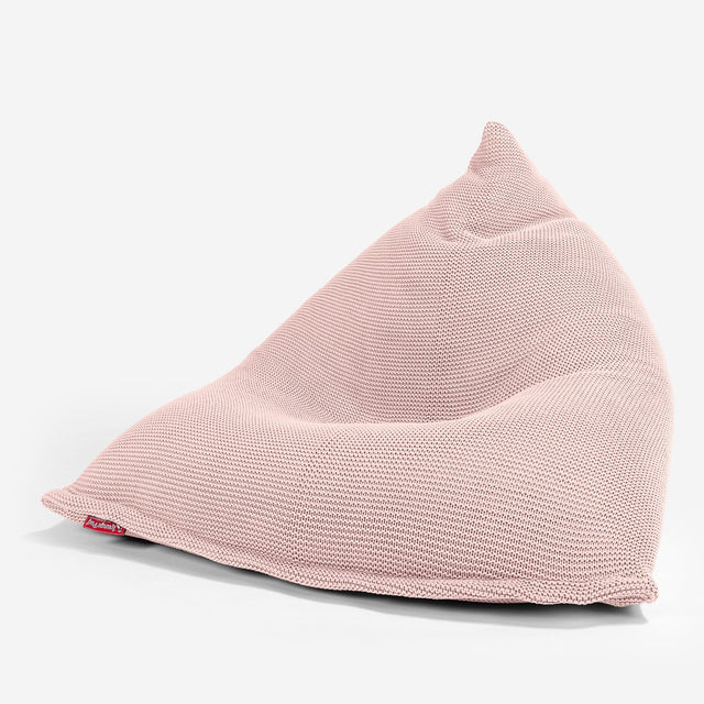 Gros Pouf Poire Housse de Remplacement - Ellos Tricot épais 01