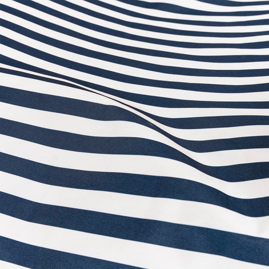 Pouf Poire, Archi - Rayures Bleu Marine 04