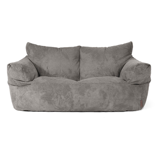 Joséphine Canapé Pouf - Pompon Anthracite 01