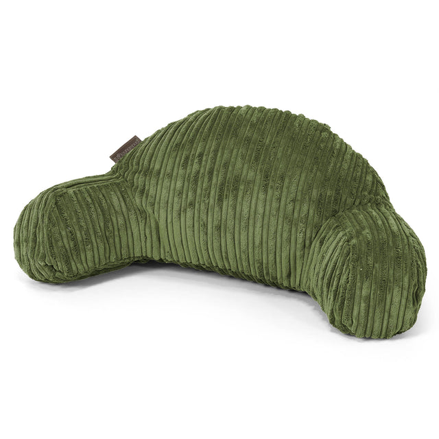 Coussin de Lecture avec Dossier pour Enfants - Côtelé Vert Forêt 01