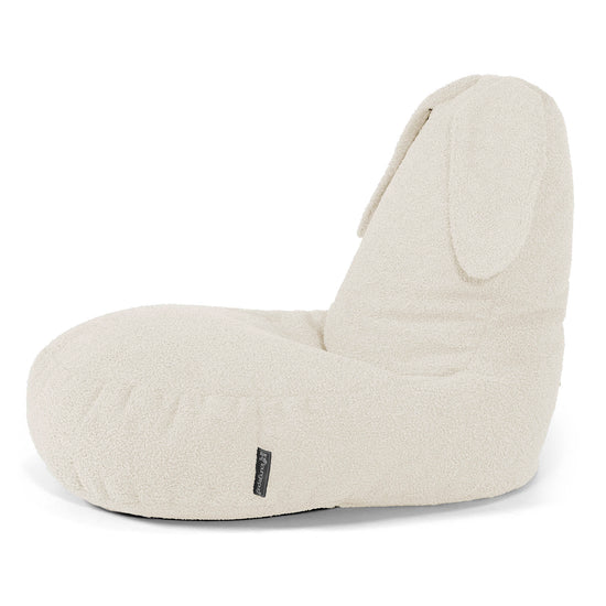 Fauteuil Pouf Enfant Animal Lapin 2-6 ans - Bouclé Ivoire 02