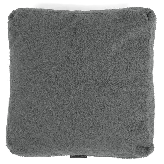 Grand Coussin de Sol - Bouclé Gris 02