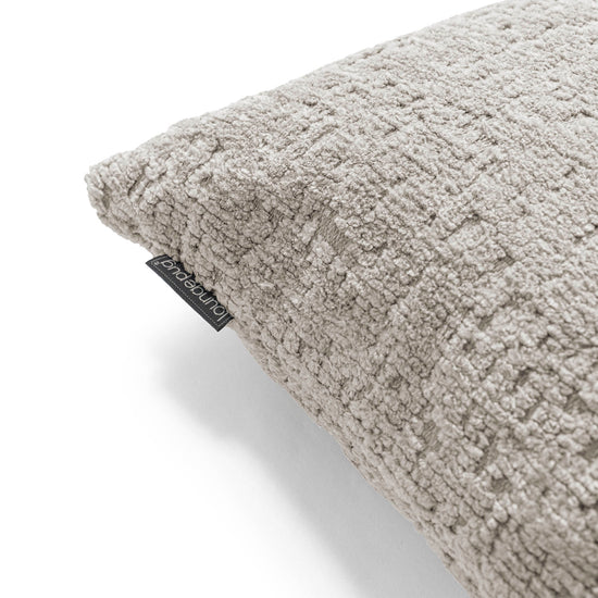 Housse de Coussin 47 x 47cm - Chenille Luxe Gris 02