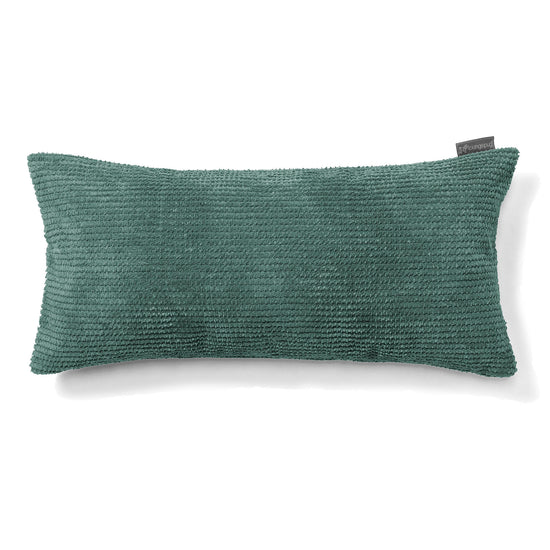 Housse de Coussin Rectangulaire Géant 40 x 70cm - Pompon Vert Mousse 01