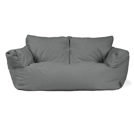 Joséphine Canapé Pouf - Bouclé Gris 01