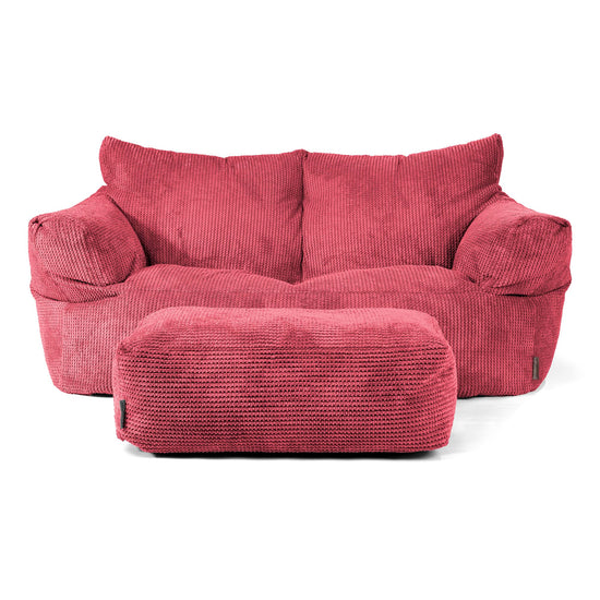 Joséphine Canapé Pouf - Pompon Rouge pastel 02