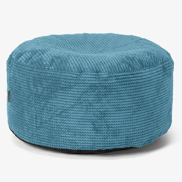 Grand Repose-pied Rond Housse de Remplacement - Pompon 01