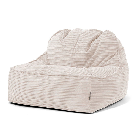 Le Pouf Doudou 2.0 - Côtelé Ivoire 01