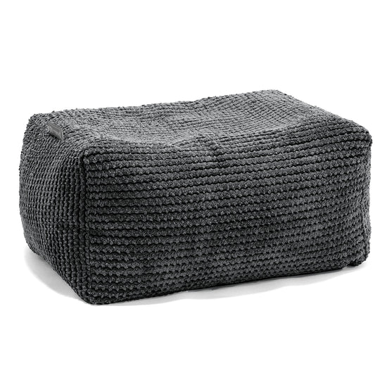 Petit Repose Pied - Pompon Noir 01