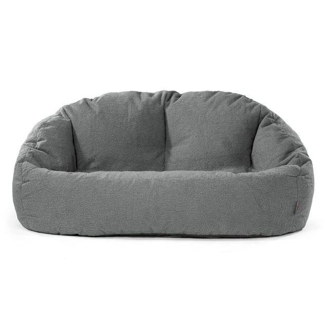 Pouf Canapé Bubble - Bouclé Gris 01