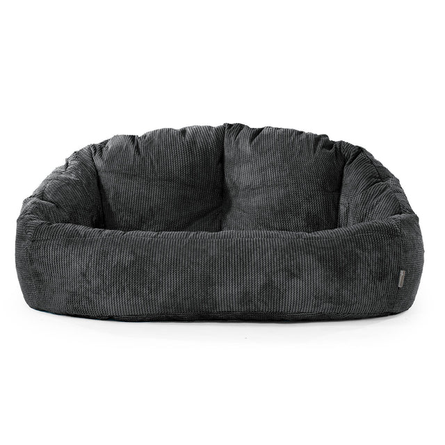 Pouf Canapé Bubble - Pompon Noir 01