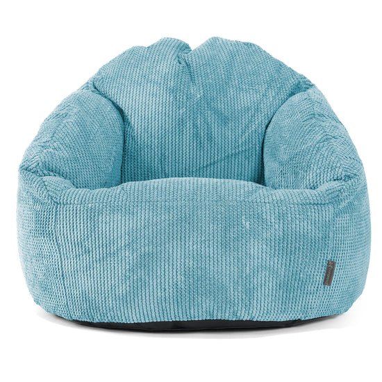 Pouf Chaise Bubble - Pompon Mer Égée 01