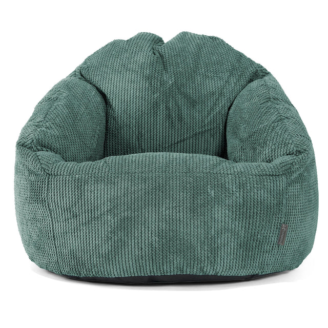 Pouf Chaise Bubble - Pompon Vert Mousse 01