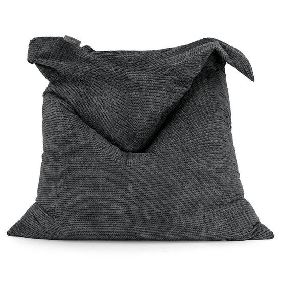 Pouf Géant XXL - Pompon Noir 01