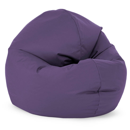 Flexforma Pouf Rond pour Enfant 2-14 ans - Entretien Facile Violet 02