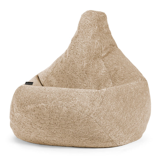 Pouf Poire Gamer - Chenille Luxe Vison 02