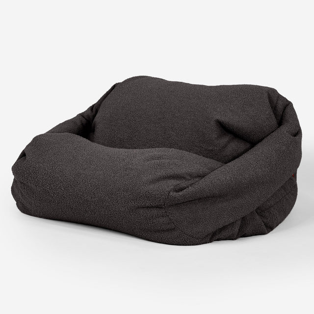 Pouf Fauteuil Sabine Housse de Remplacement - Bouclé 01