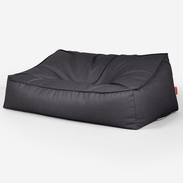 Le Canapé Pouf Doudou Housse de Remplacement - Cuir Végan 01