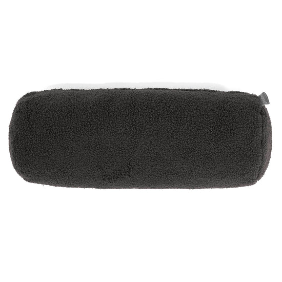 Housse de Traversin 20 x 55cm - Bouclé Anthracite 02