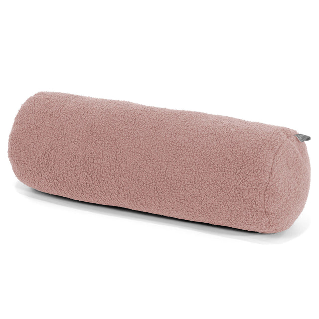 Housse de Traversin 20 x 55cm - Bouclé Rose 01