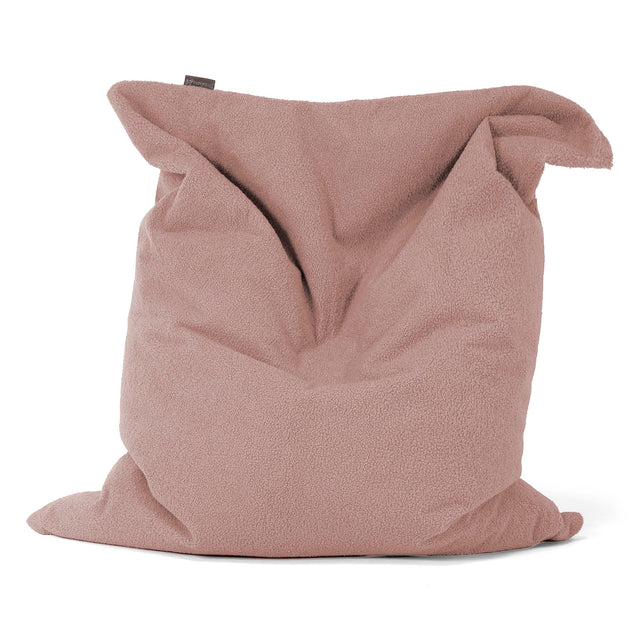 Pouf Géant XXL - Bouclé Rose 01