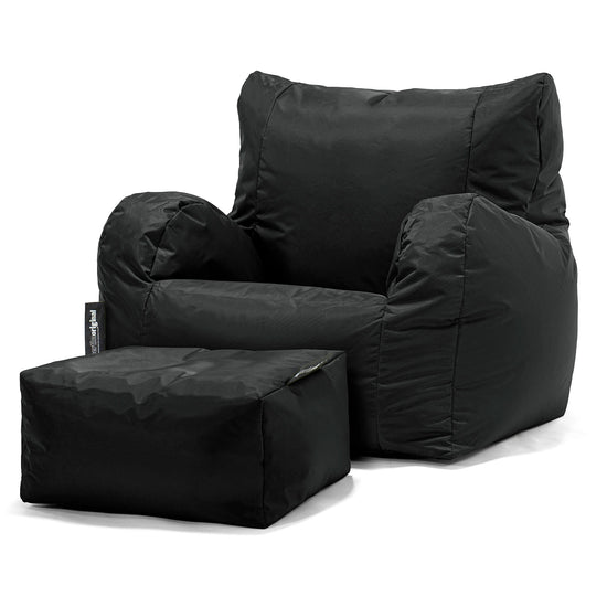 Fauteuil Pouf - SmartCanvas™ Noir 02