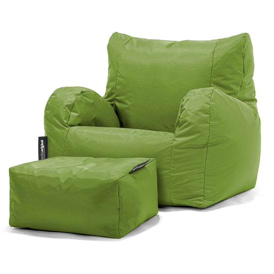 Fauteuil Pouf - SmartCanvas™ Vert Acide 02