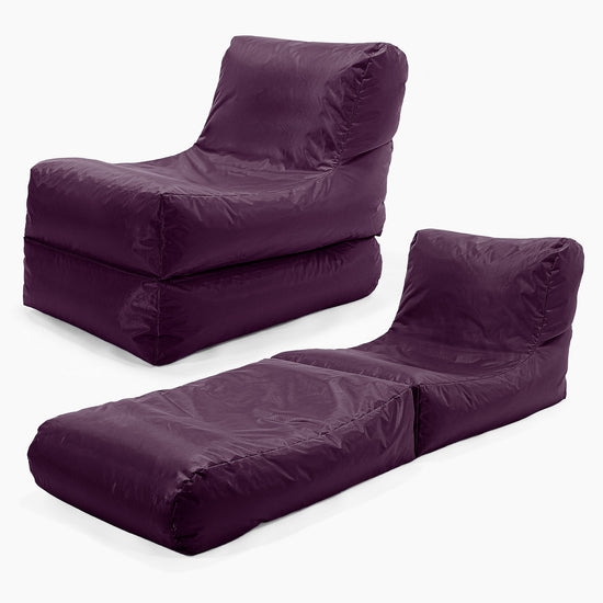 SmartCanvas™ Pouf Bain de Soleil Convertible - Violet 01
