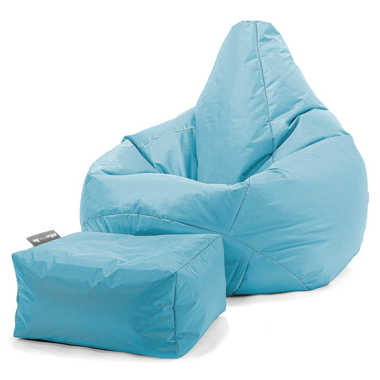 Pouf Poire Gamer - SmartCanvas™ Aqua 02