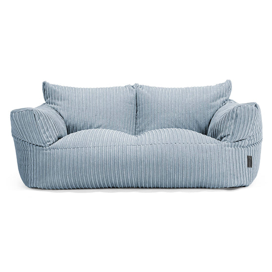 Joséphine Canapé Pouf - Côtelé Bébé Bleu 01