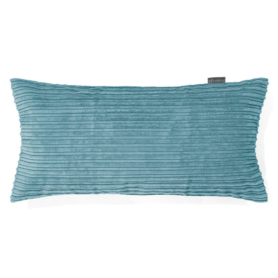 Coussin Rectangulaire Géant 40 x 80cm - Côtelé Mer Égée 01