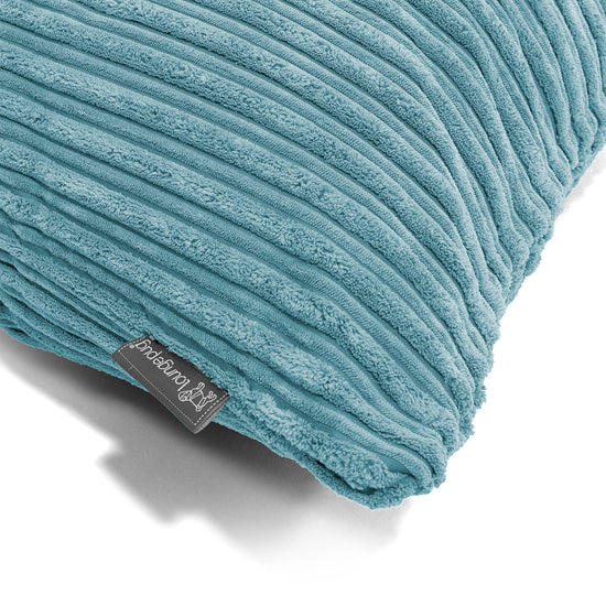 Coussin Rectangulaire Géant 40 x 80cm - Côtelé Mer Égée 02