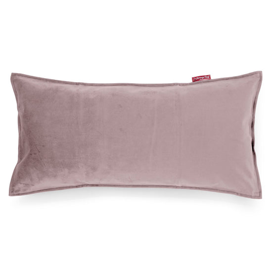 Coussin Rectangulaire Géant 40 x 80cm - Velours Rose 01