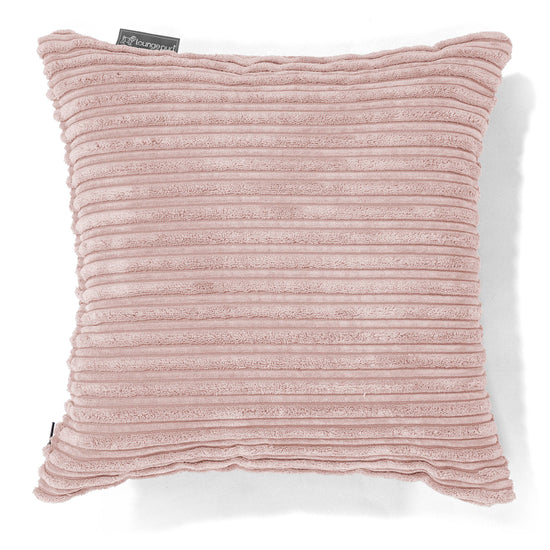 Coussin 47 x 47cm - Côtelé Rose 01