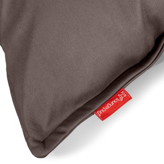 Housse de Coussin 47 x 47cm - Cuir Végan Chocolat 03