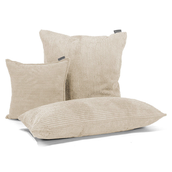 Coussin 47 x 47cm - Pompon Crème 04