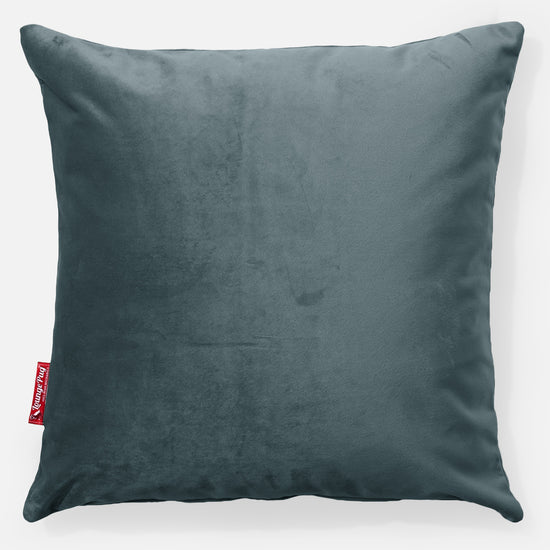 Coussin 47 x 47cm - Velours Mer Égée 01