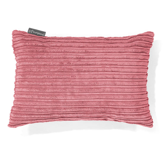 Coussin Rectangulaire 35 x 50cm - Côtelé Corail 01