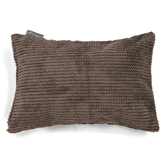 Coussin Rectangulaire 35 x 50cm - Pompon Chocolat 01