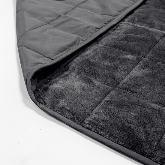 Couverture Lestée pour Adultes - Polaire sherpa Gris 02