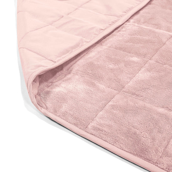 Couverture Lestée pour Adultes - Polaire sherpa Rose Pâle 02