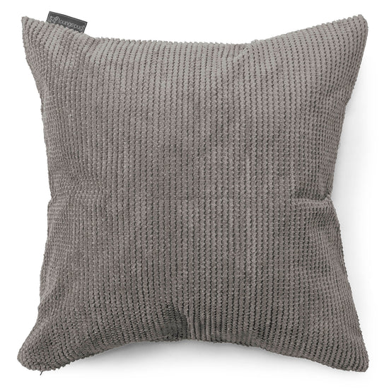 Grand Coussin 70 x 70cm - Pompon Anthracite 01