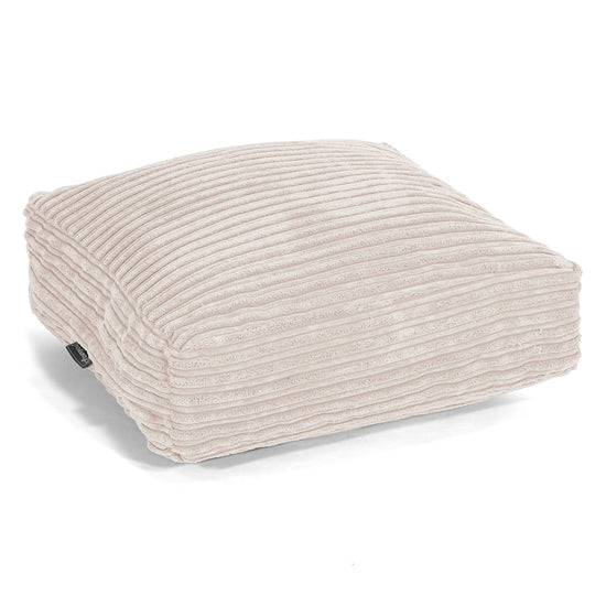 Grand Coussin de Sol - Côtelé Ivoire 01