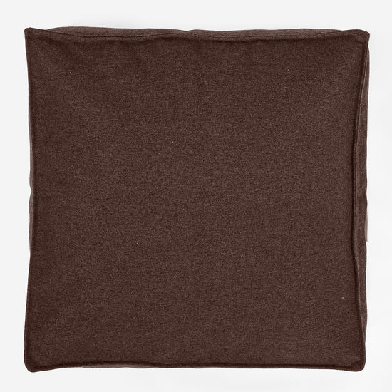 Grand Coussin de Sol - Interalli Laine Marron 03
