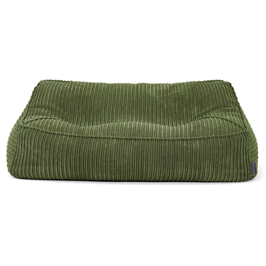 Le Canapé Pouf Doudou - Côtelé Vert Forêt 03