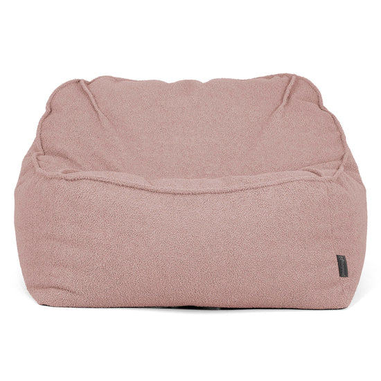 Le Pouf Doudou - Bouclé Rose_01