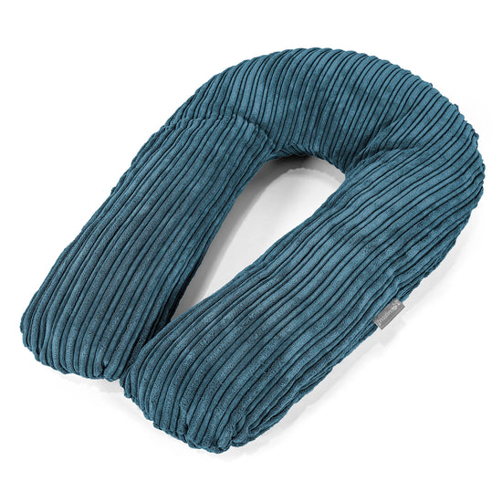 Oreiller Câlin - Côtelé Bleu Marine 01
