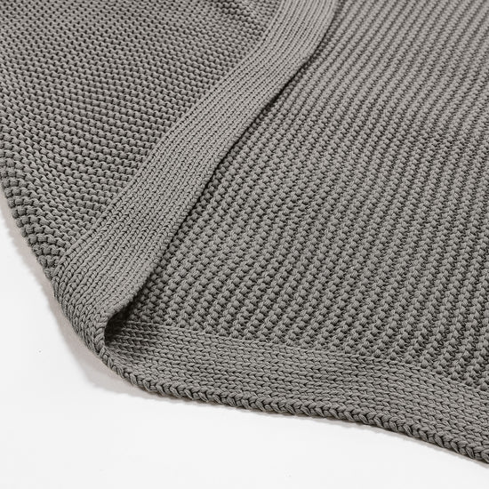 Couverture / Plaid - 100% Coton Ellos Gris 02