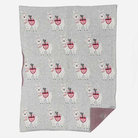 Couverture / Plaid Enfant - 100% Coton Lama 03