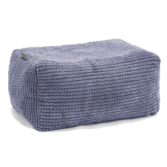 Pouf Repose Pied - Pompon Violet 01